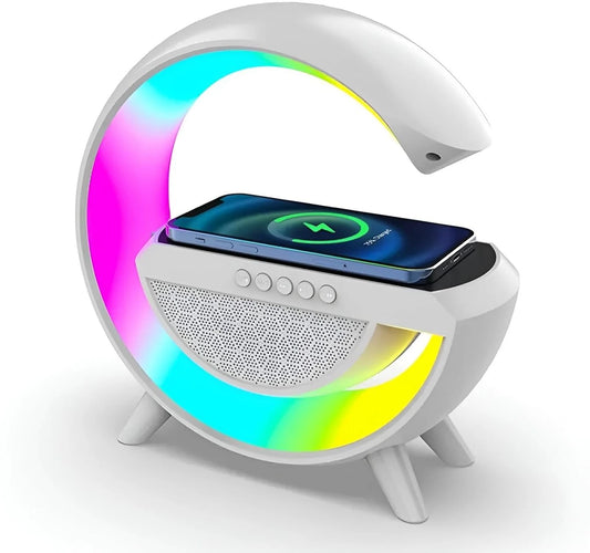 G-Shape LED Wireless Charging Speaker Lamp
